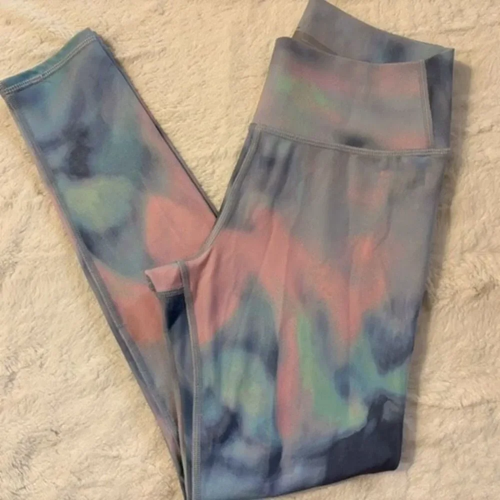 All In Motion Girls Tie Dye Leggings Multicolor Size L (10/12)